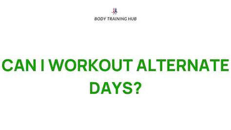 The Alternating Days Approach