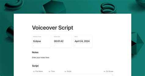 The Anatomy of a Voiceover Script: Deciphering the Blueprint of Vocal Performance