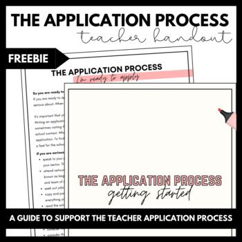 The Application Process: Getting Started