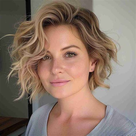 The Asymmetrical Wavy Bob