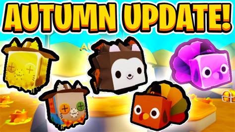The Autumn Update In Roblox Mod Apk Pet Simulator X And It\'s 