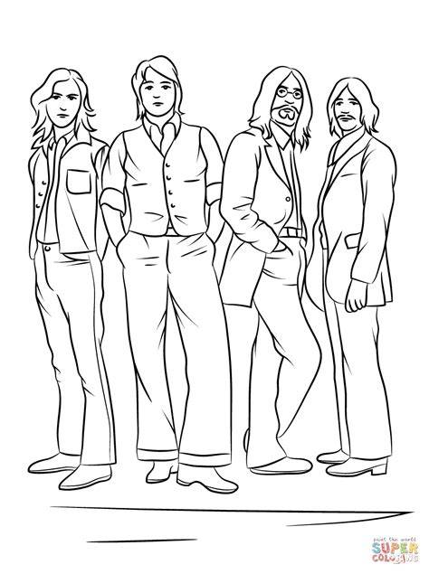 The Beatles Coloring Pages