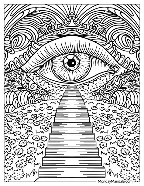 The Benefits of Exploring Trippy Coloring Pages