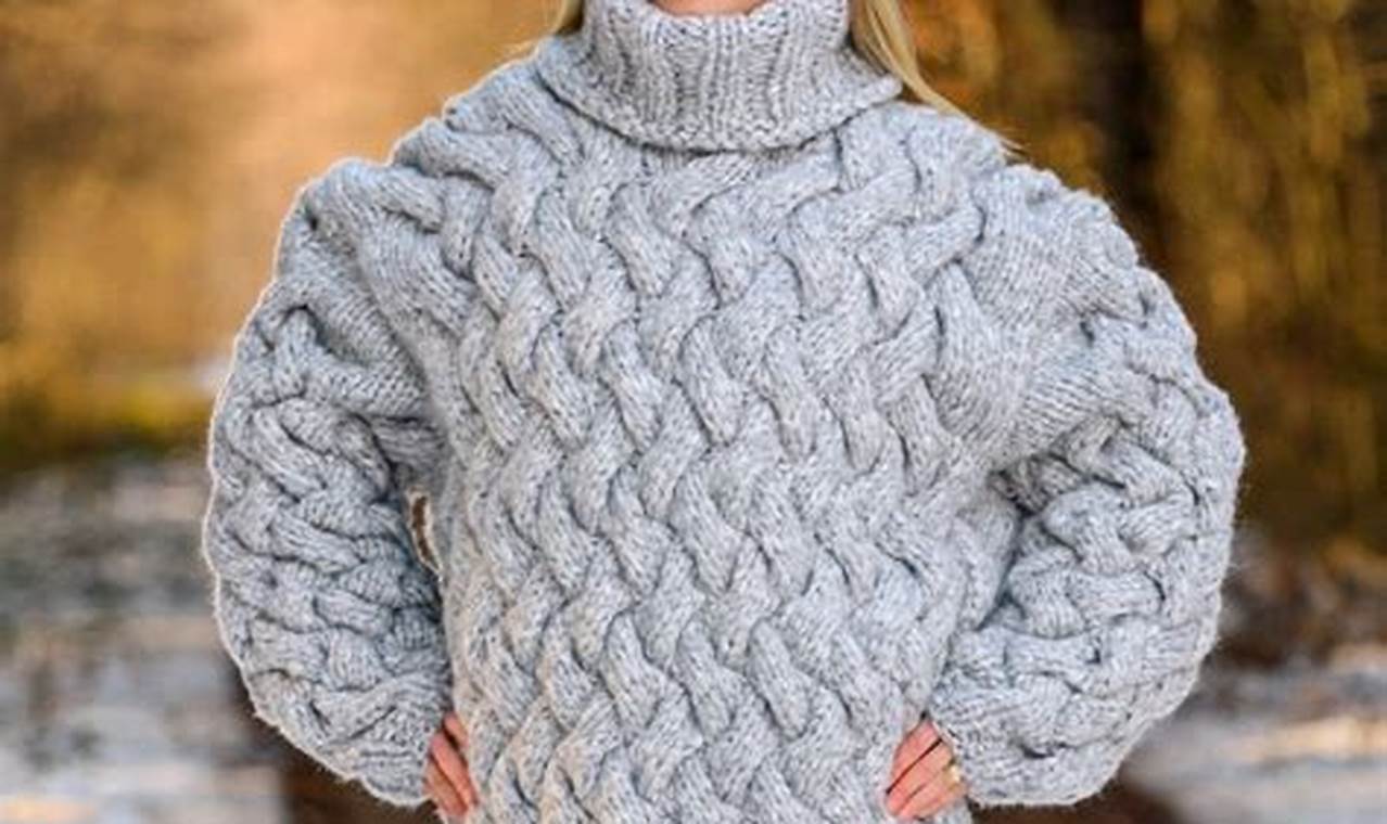 The Benefits of Knitting a Sweater with Thick Wool