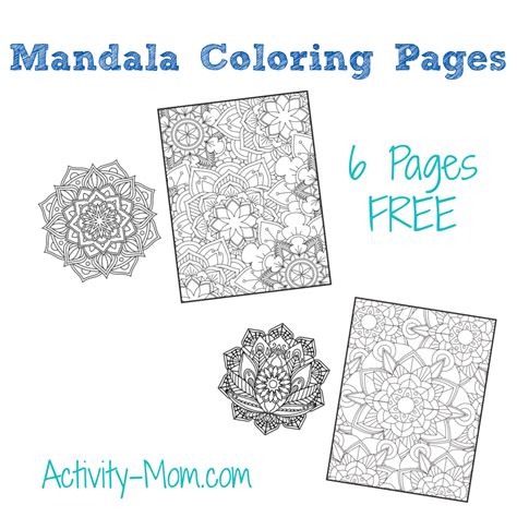 The Benefits of Using Free Mandala Coloring Pages