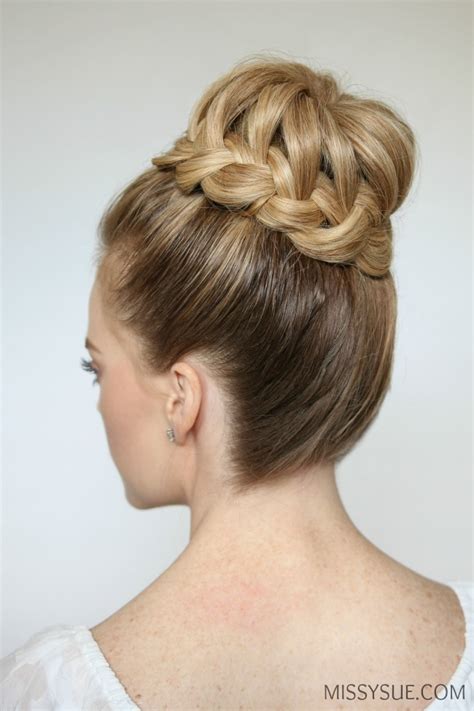 The Braided High Bun