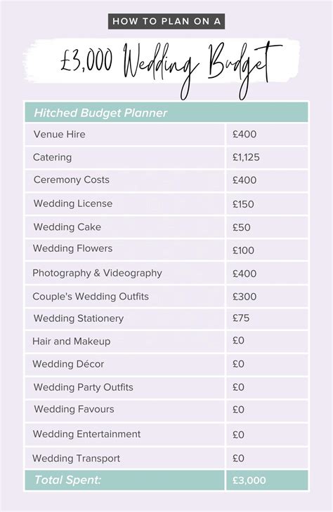 The Budget Wedding Plan