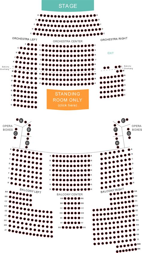 The Cabot Theater Seating Chart