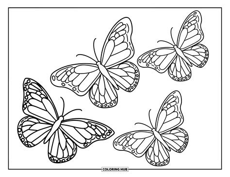 The Charm of Papillon Coloring Sheets