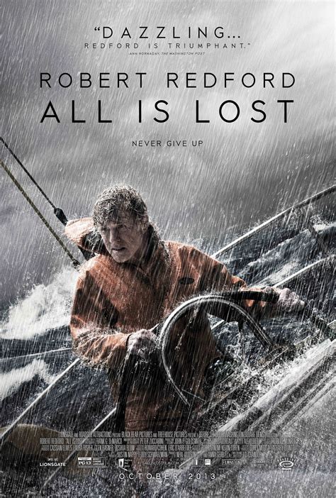 The Cinematography in All Is Lost movie poster
