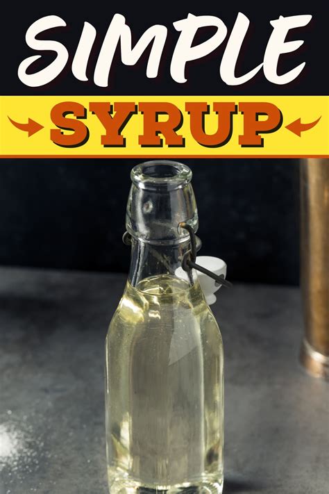 The Classic 1:1 Simple Syrup Recipe