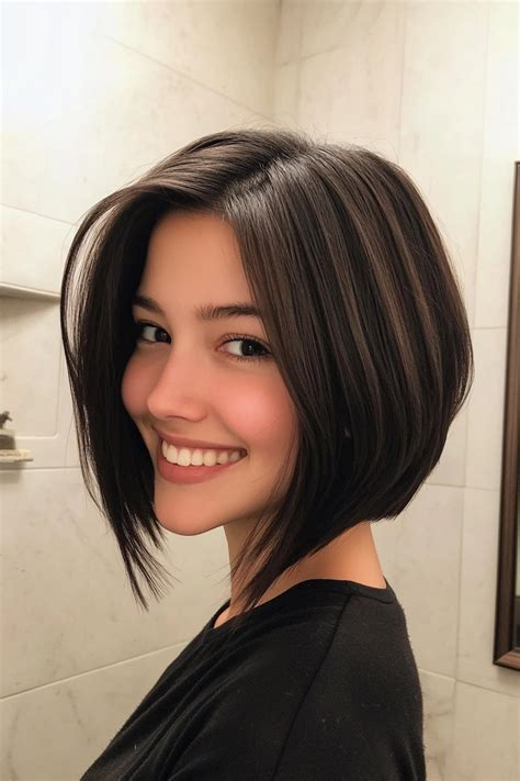 The Classic Angled Layered Bob