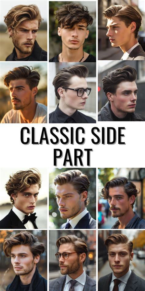 The Classic Side Part with Volume