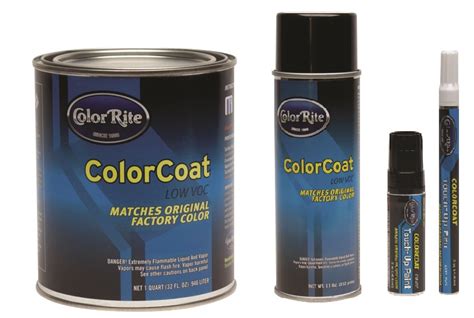 The Colorrite Paint Product Lineup