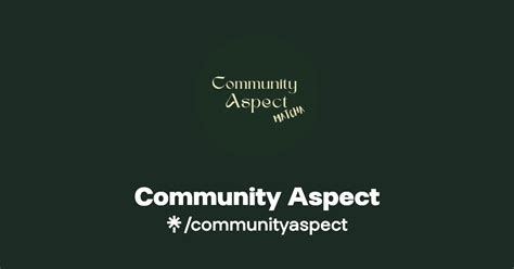 The Community Aspect