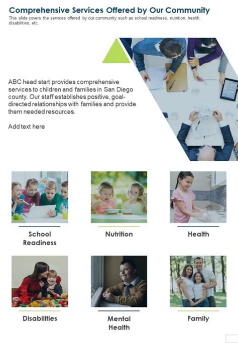 The Comprehensive Services Offered