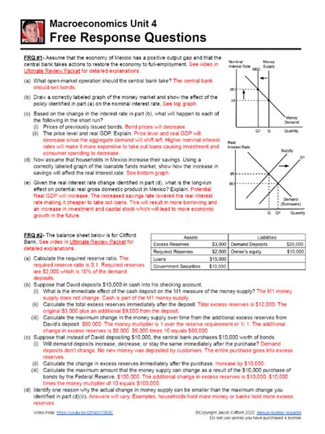 The Connection Between AP Classroom Unit 4 FRQs and Real-World Problems