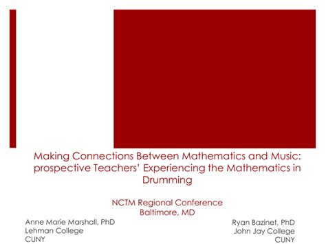 The Connection Between Math And Music Org