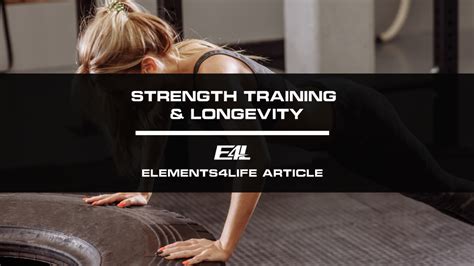 The Connection Between Resistance Training And Longevity