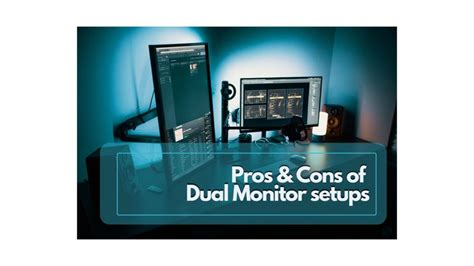 The Cons of a Dual Monitor Setup