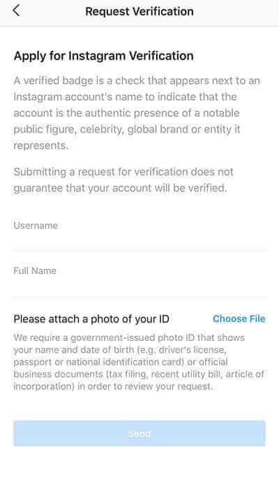 The Core Requirements for Instagram Verification