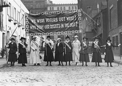 The Core Struggle The Suffrage Movement