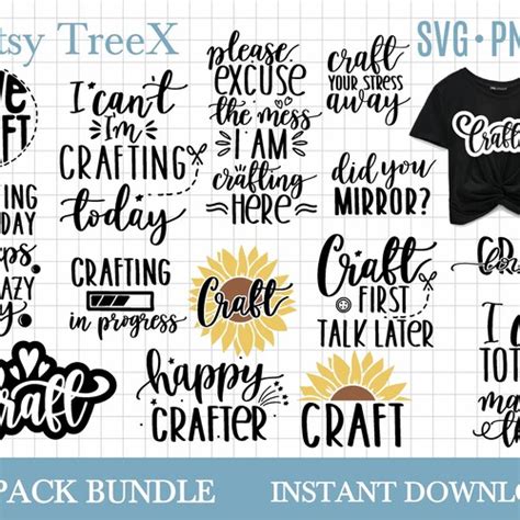Download The Crafters SVG Bundle - Craft Crafting Cut Files