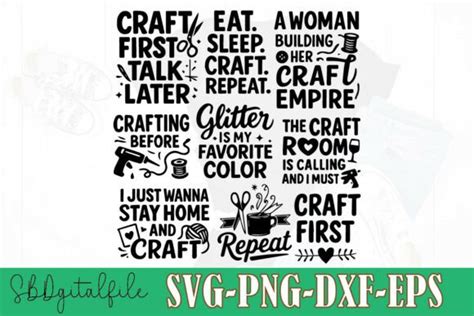 Download The Crafters SVG Bundle - Craft Crafting Files