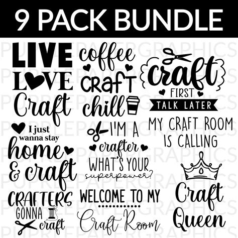Download The Crafters SVG Bundle - Craft Crafting Printable
