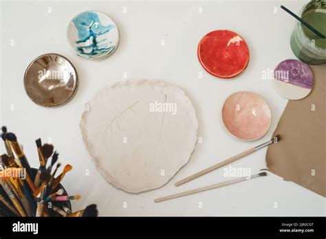 The Creative Process pottery decorating