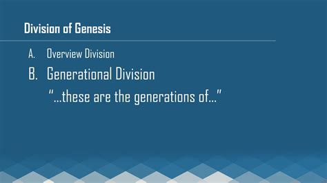 The Criteria For Generational Division