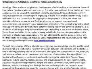 The Dance of Souls: Understanding Compatibility and Dynamics