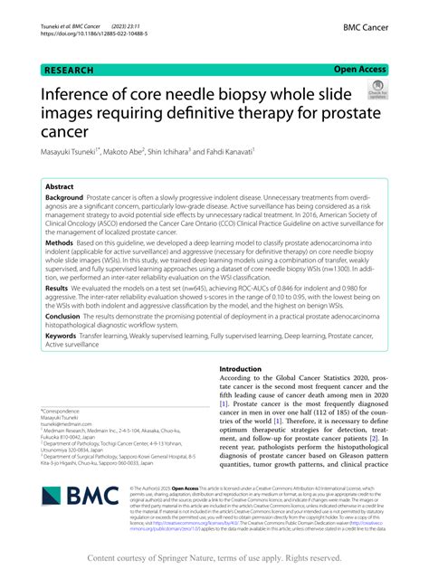 The Definitive Answer: Biopsy