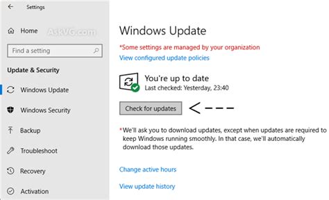 The Different Types of Updates