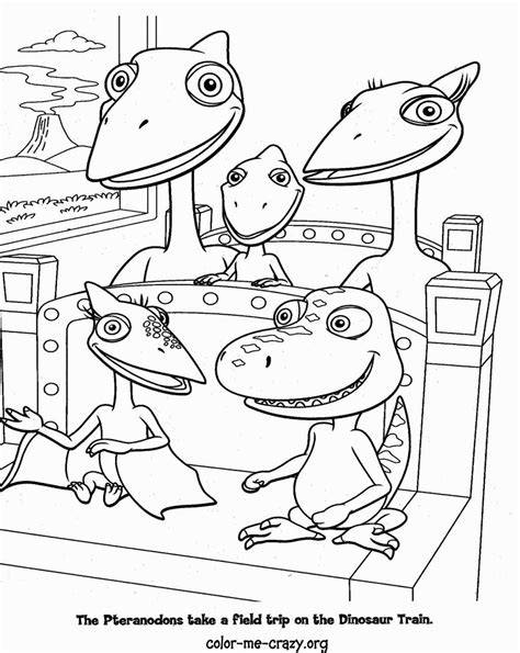 The Dinosaur Train Coloring Pages