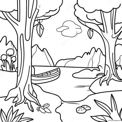 The Educational Value of Coloring Nature Scenes