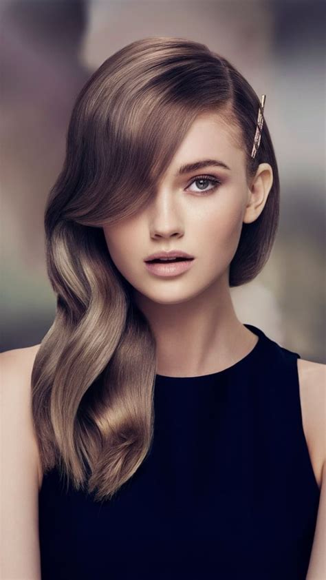 The Effortless Side-Swept Charm