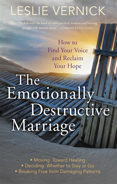 The Emotionally Destructive Marriage: Recognizing the Signs and Finding Hope for Healing