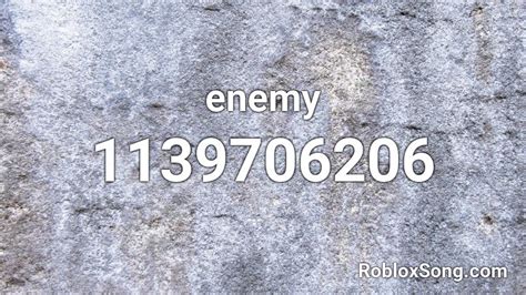 The Enemy Roblox ID