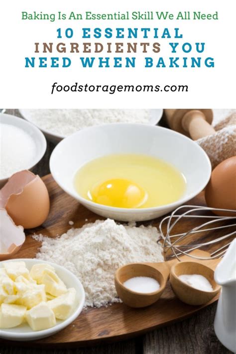 The Essential Ingredients You Need