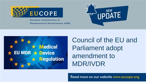 The European Parliament Has Adopted The Proposed Amendment To The Mdr