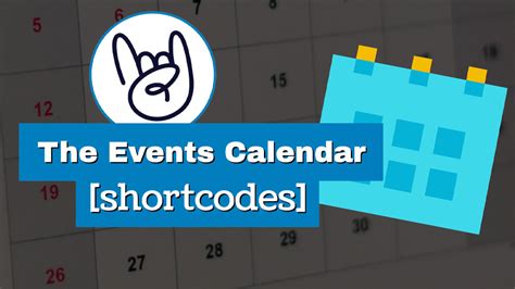 The Events Calendar Free Shortcode
