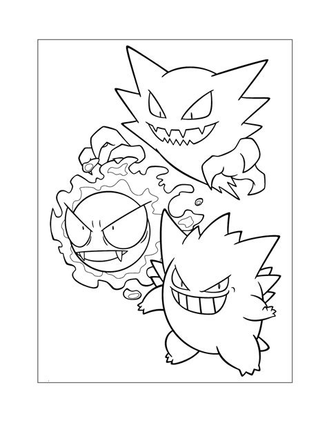 The Evolution of Gengar: Coloring Its Forms