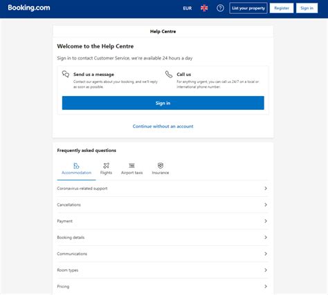 The Fastest Way: Using the Booking.com Help Center