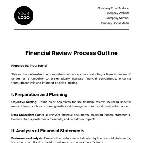 The Financial Review and Application