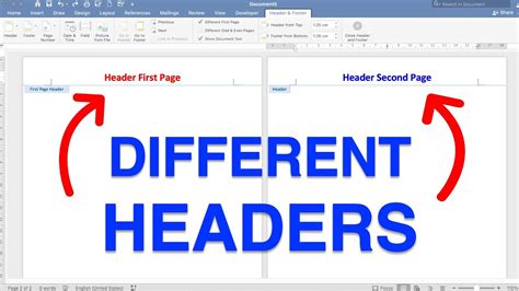 The First-Page Header (Your Information)