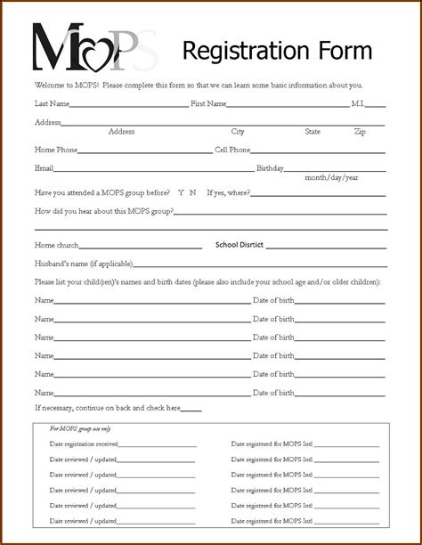 The Free Standard Registration
