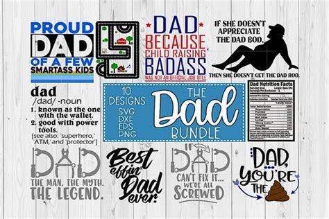 Download The Funny Dad Bundle DXF Files