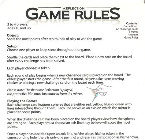 The Game Card Game Rules