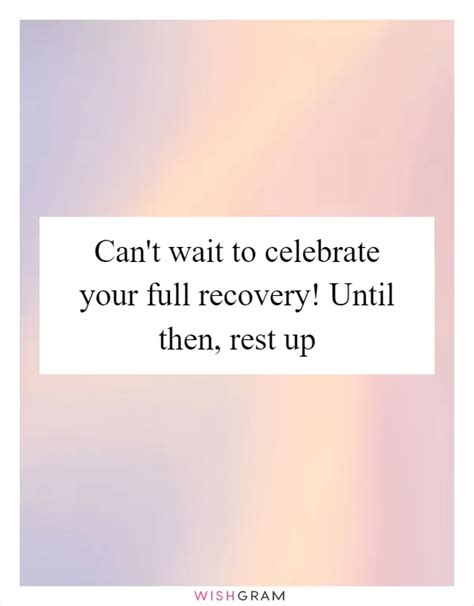 The Golden Rule: Wait Until Full Recovery